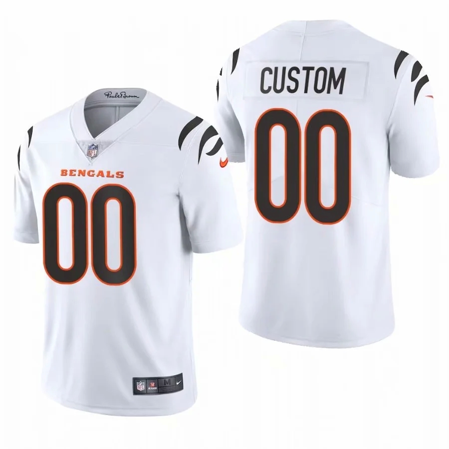 Custom Men Cincinnati Bengals White Nike Limited 2021 New NFL Nike Jerseys->los angeles dodgers->MLB Jersey